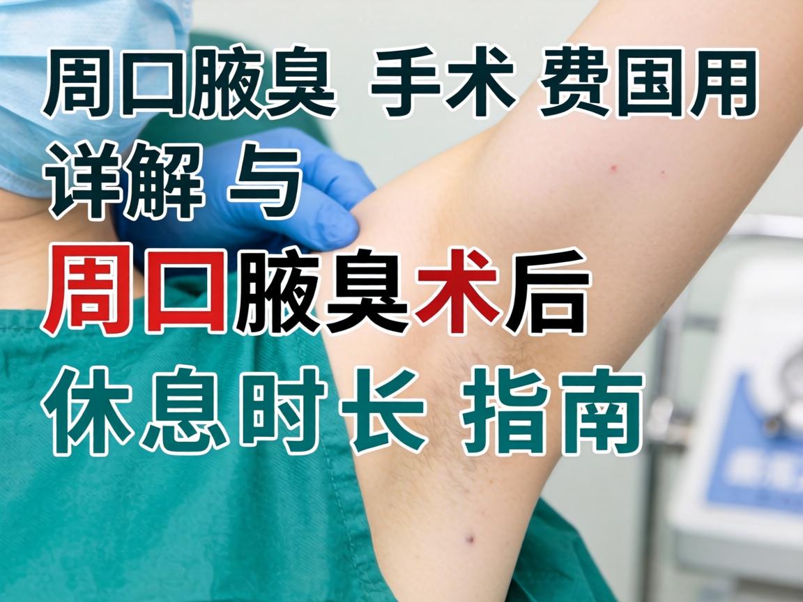 周口腋臭手术费用详解与周口腋臭术后休息时长指南 周口腋臭手术费用详解与周口腋臭术后休息时长指南