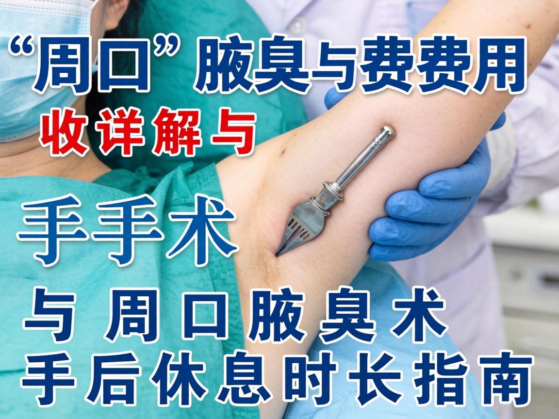 周口腋臭手术费用详解与周口腋臭术后休息时长指南 周口腋臭手术费用详解与周口腋臭术后休息时长指南