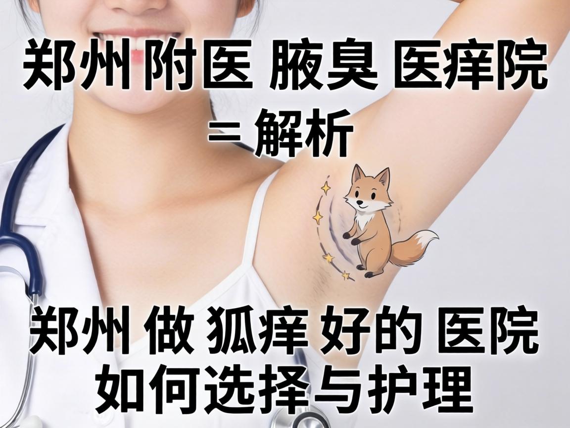 郑州附医腋臭医院解析,郑州做狐臭好的医院如何选择与护理 郑州附医腋臭医院解析,郑州做狐臭好的医院如何选择与护理