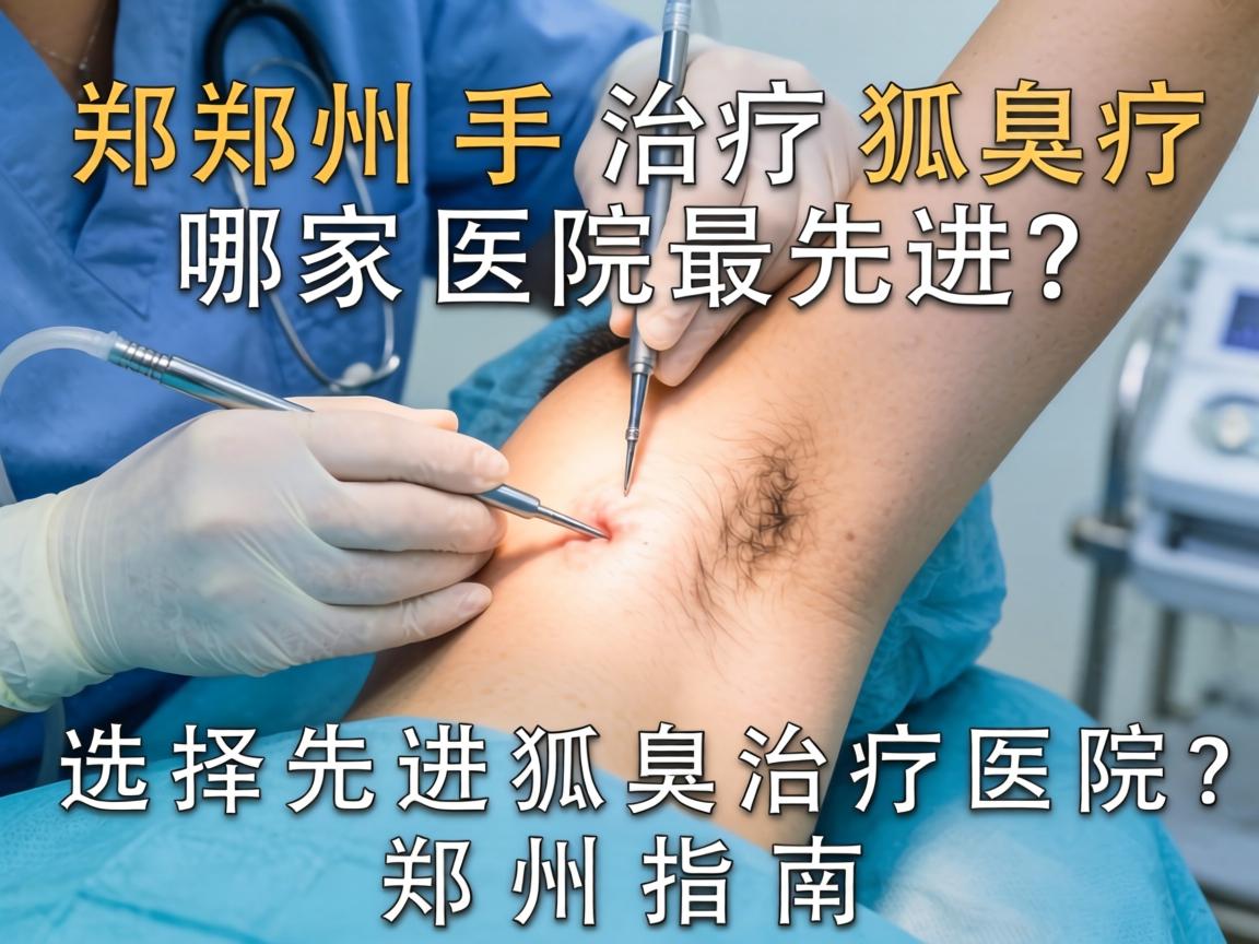 郑州手术治疗狐臭哪家医院最先进？选择先进狐臭治疗医院的郑州指南