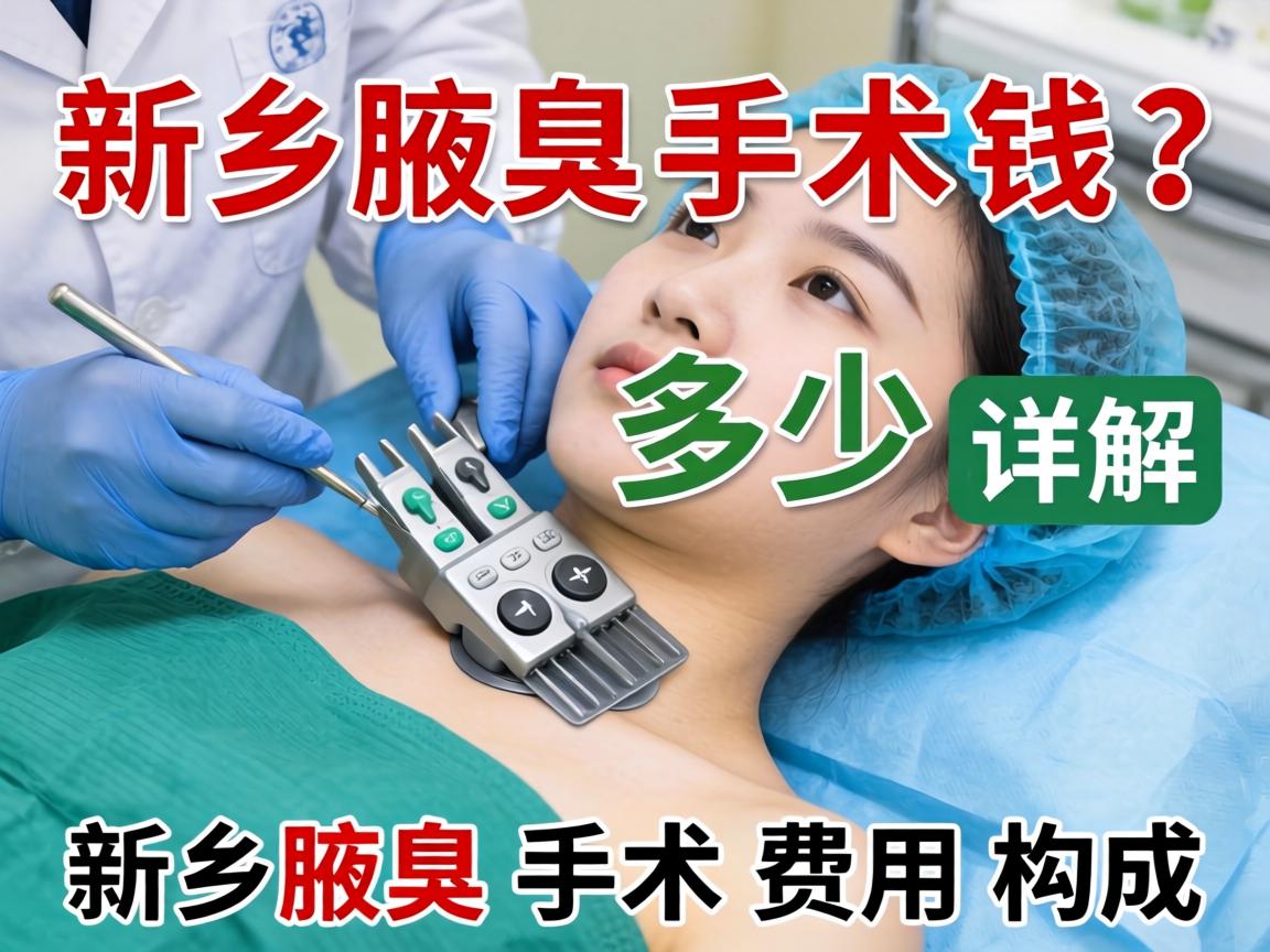 新乡腋臭手术多少钱?详解新乡腋臭手术费用构成 新乡腋臭手术多少钱?详解新乡腋臭手术费用构成