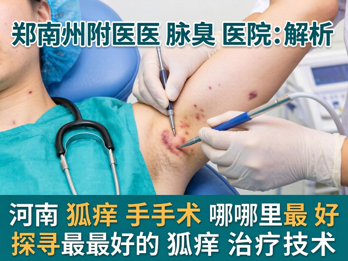 郑州附医腋臭医院解析，河南狐臭手术哪里最好，探寻最好的狐臭治疗技术