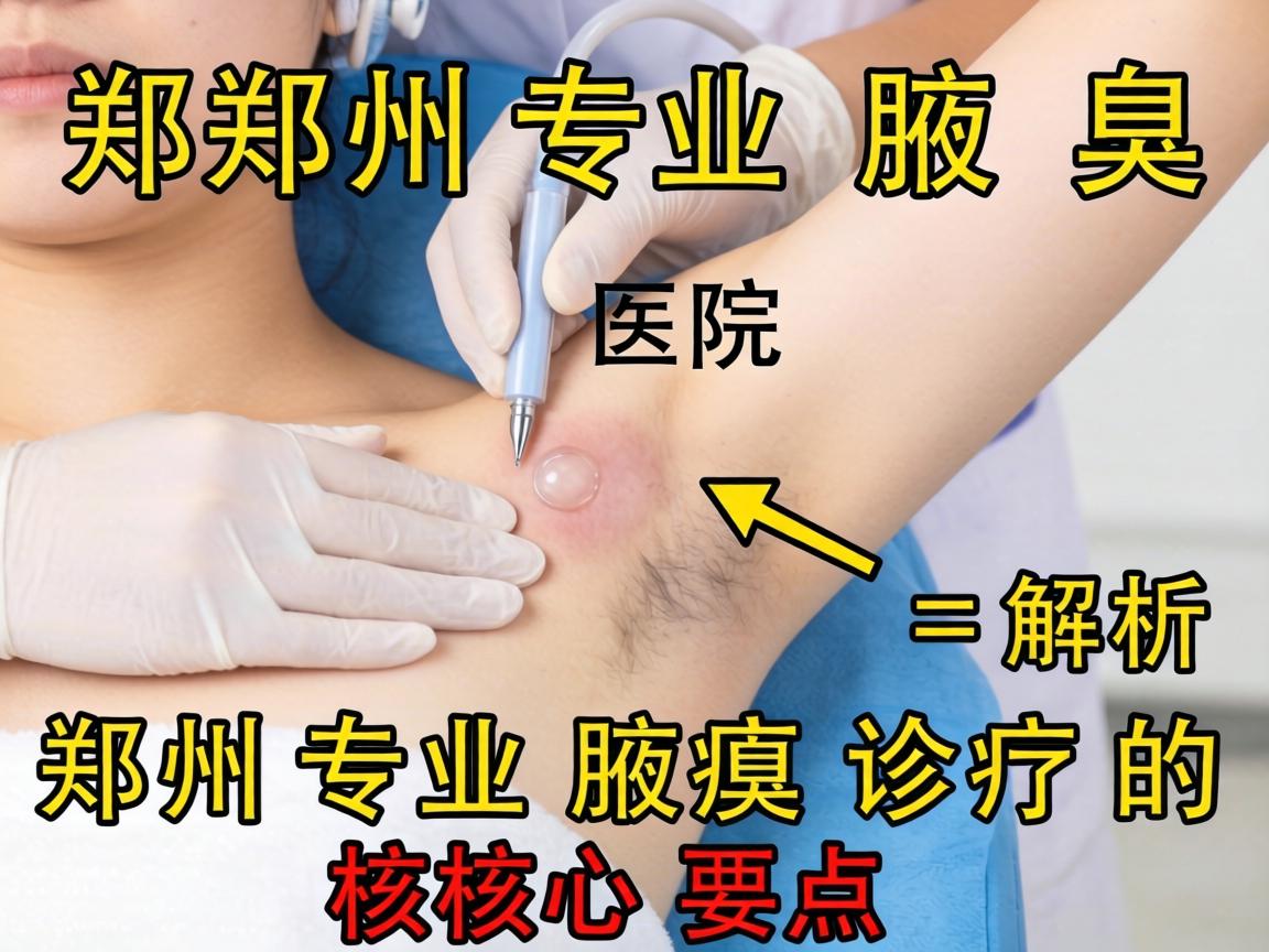 郑州专业腋臭医院解析,郑州专业腋臭诊疗的核心要点 郑州专业腋臭医院解析,郑州专业腋臭诊疗的核心要点
