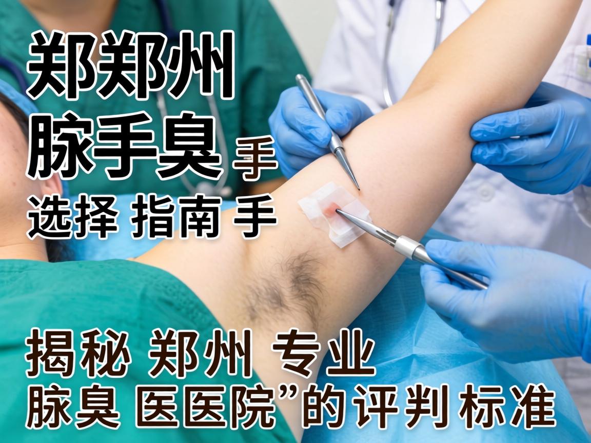 郑州腋臭手术选择指南,揭秘郑州专业腋臭医院的评判标准 郑州腋臭手术选择指南,揭秘郑州专业腋臭医院的评判标准