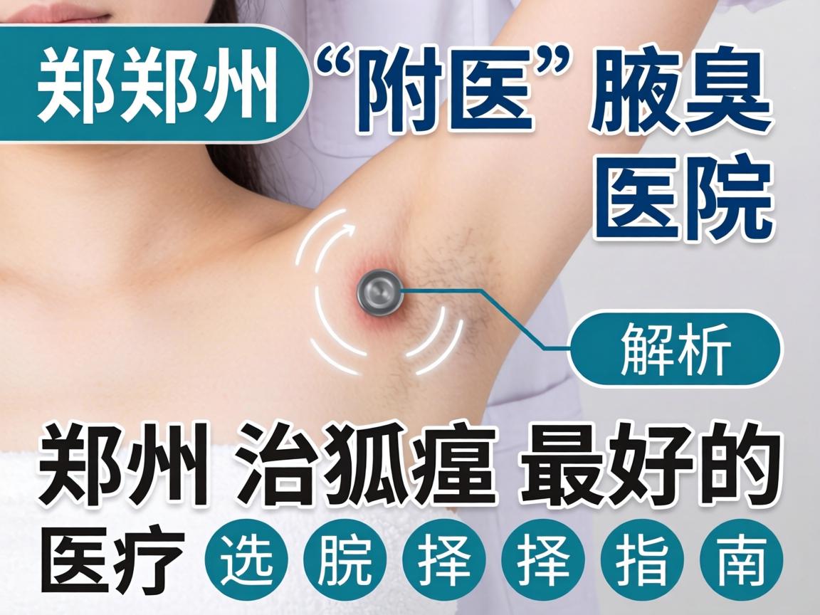 郑州附医腋臭医院解析,郑州治狐臭最好的医院选择指南 郑州附医腋臭医院解析,郑州治狐臭最好的医院选择指南