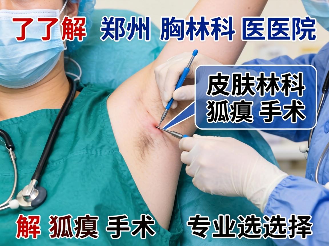 了解郑州胸科医院皮肤科狐臭手术,解析狐臭手术的专业选择 了解郑州胸科医院皮肤科狐臭手术,解析狐臭手术的专业选择