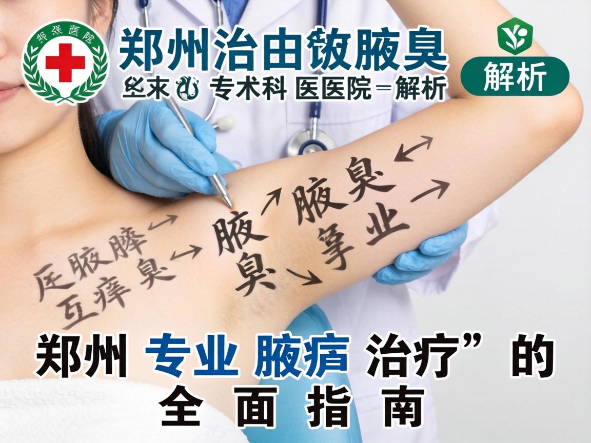 郑州治腋臭专科医院解析，郑州专业腋臭治疗的全面指南