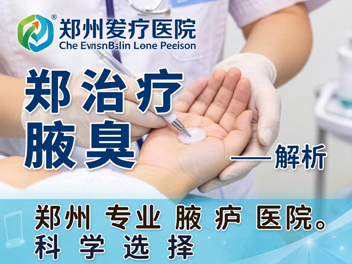 郑州治疗腋臭医院解析，郑州专业腋臭医院的科学选择