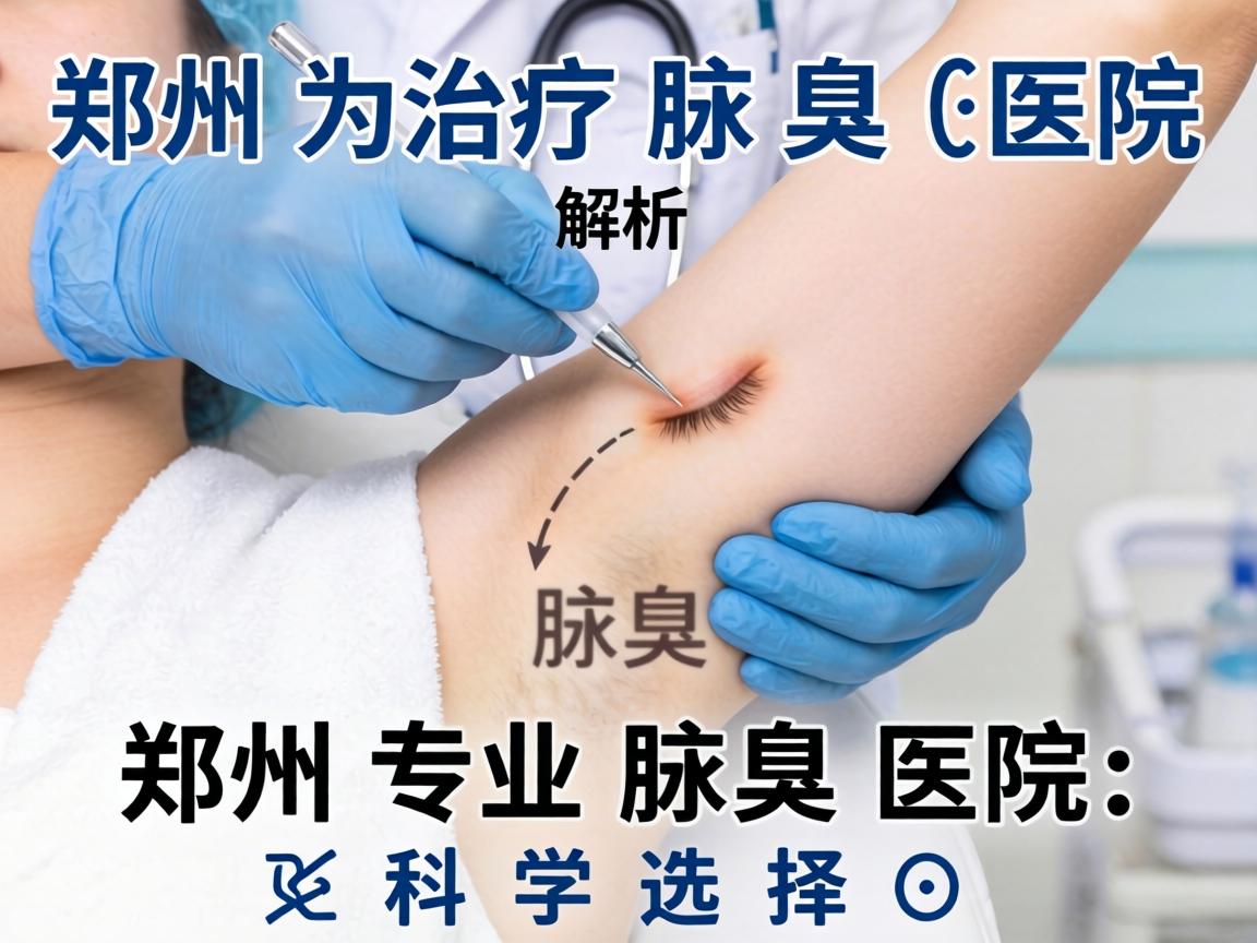 郑州治疗腋臭医院解析，郑州专业腋臭医院的科学选择