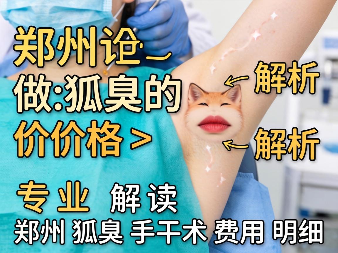郑州做狐臭的价格解析,专业解读郑州狐臭手术费用明细 郑州做狐臭的价格解析,专业解读郑州狐臭手术费用明细