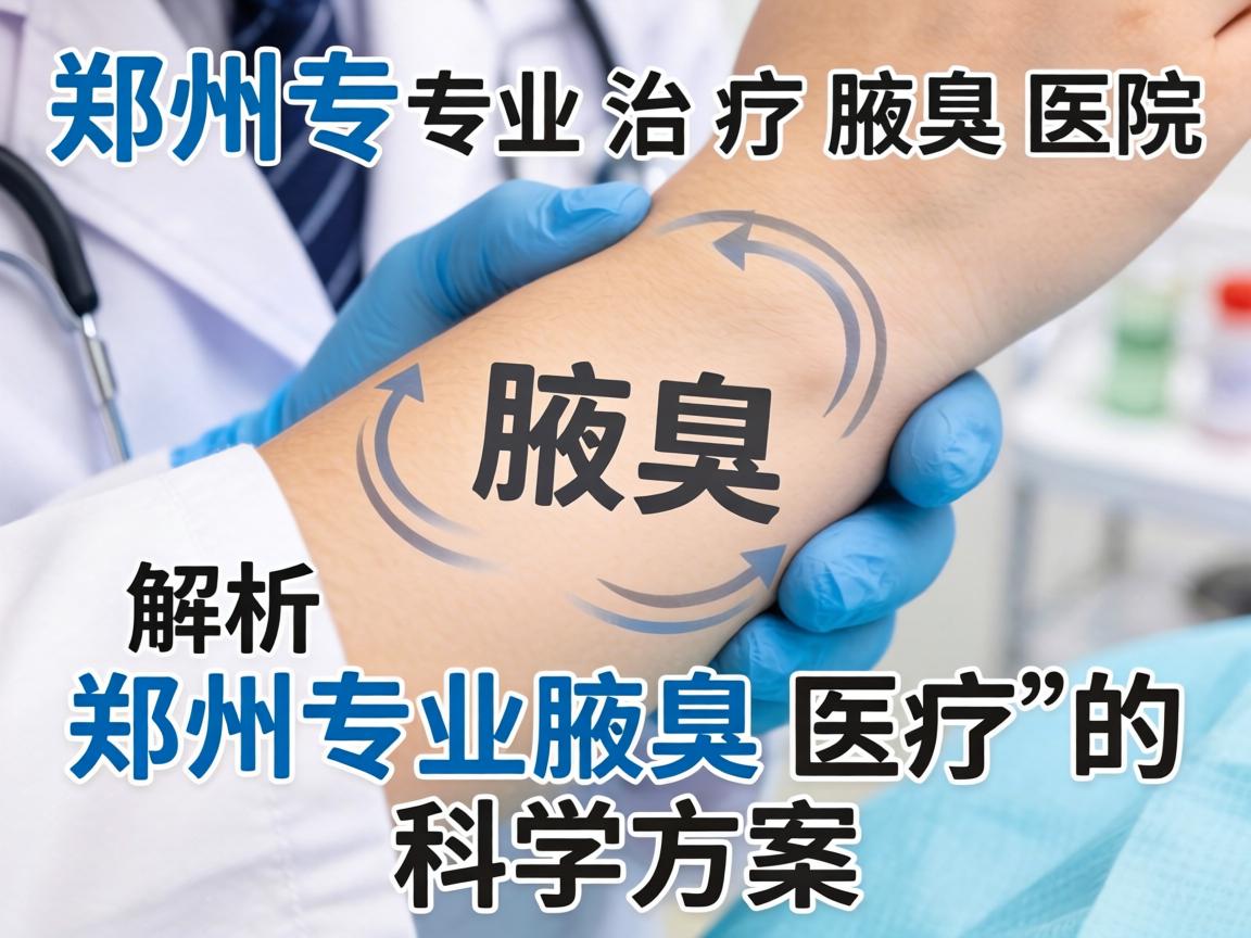 郑州专业治疗腋臭医院,解析郑州专业腋臭医疗的科学方案 郑州专业治疗腋臭医院,解析郑州专业腋臭医疗的科学方案