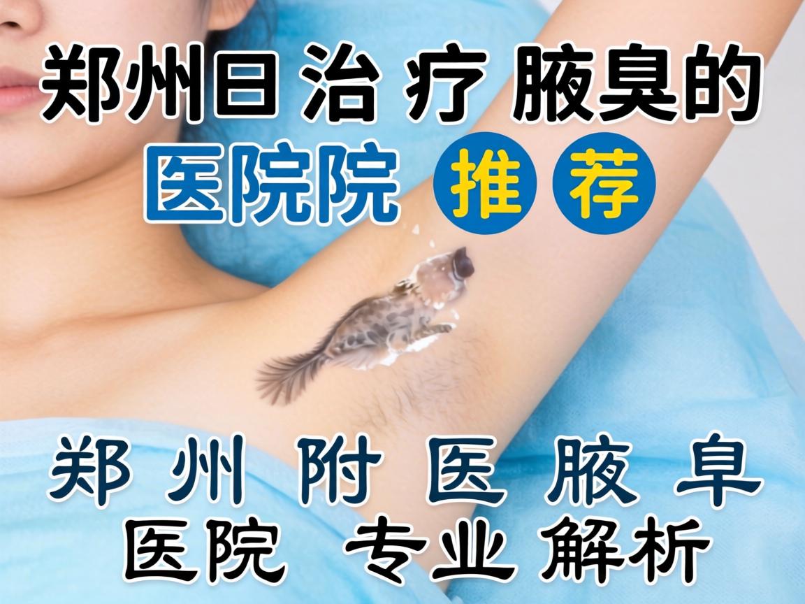 郑州治疗腋臭的医院推荐，郑州附医腋臭医院专业解析