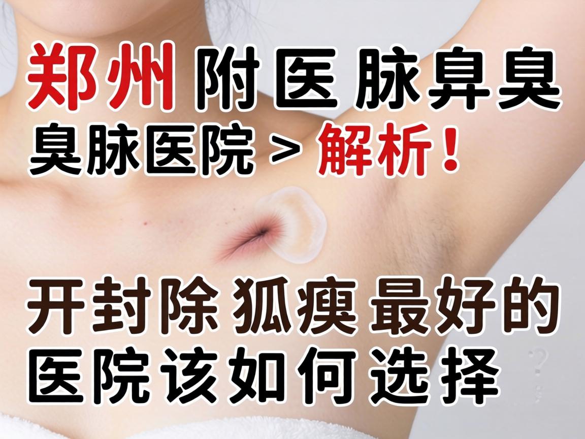 郑州附医腋臭医院解析,开封除狐臭最好的医院该如何选择? 郑州附医腋臭医院解析,开封除狐臭最好的医院该如何选择?