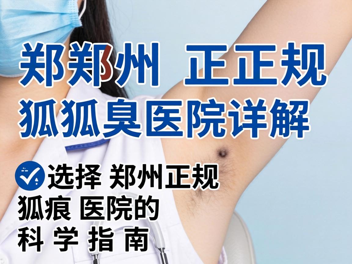 郑州正规狐臭医院详解,选择郑州正规狐臭医院的科学指南 郑州正规狐臭医院详解,选择郑州正规狐臭医院的科学指南