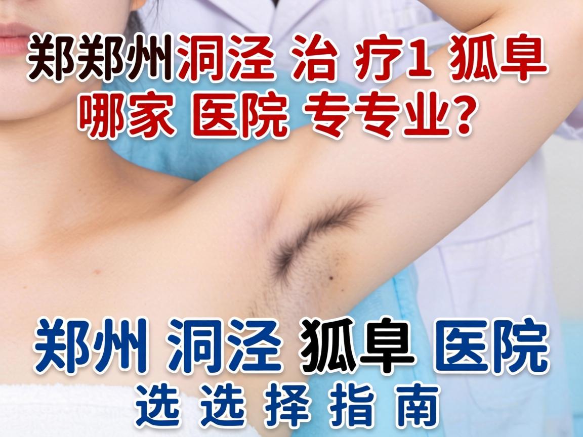 郑州洞泾治疗狐臭哪家医院专业？郑州洞泾狐臭医院选择指南