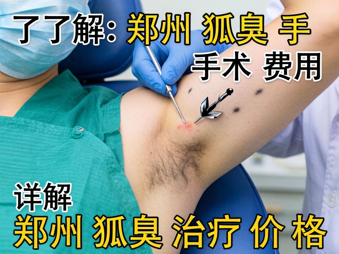 了解郑州狐臭手术费用 详解郑州狐臭治疗价格