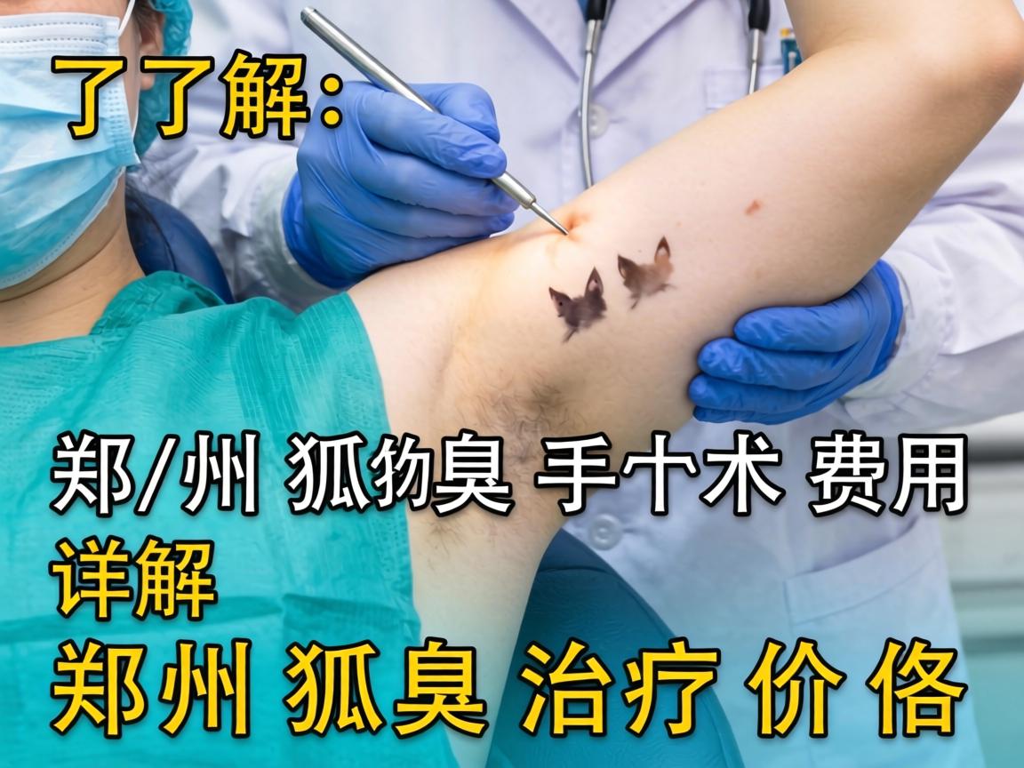 了解郑州狐臭手术费用 详解郑州狐臭治疗价格