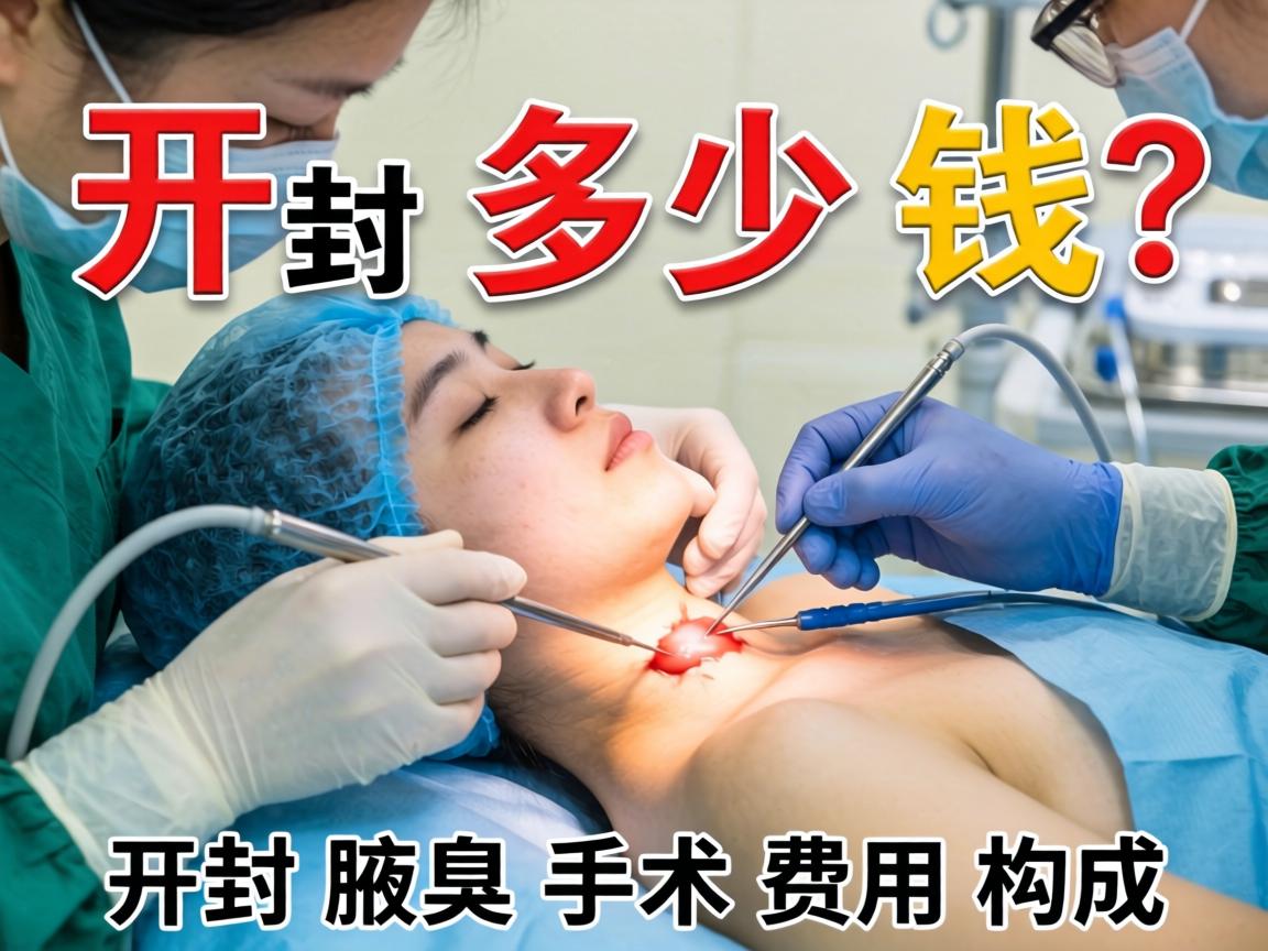 开封腋臭手术多少钱？详解开封腋臭手术费用构成