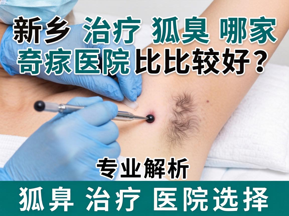 新乡治疗狐臭哪家医院比较好？专业解析狐臭治疗医院选择