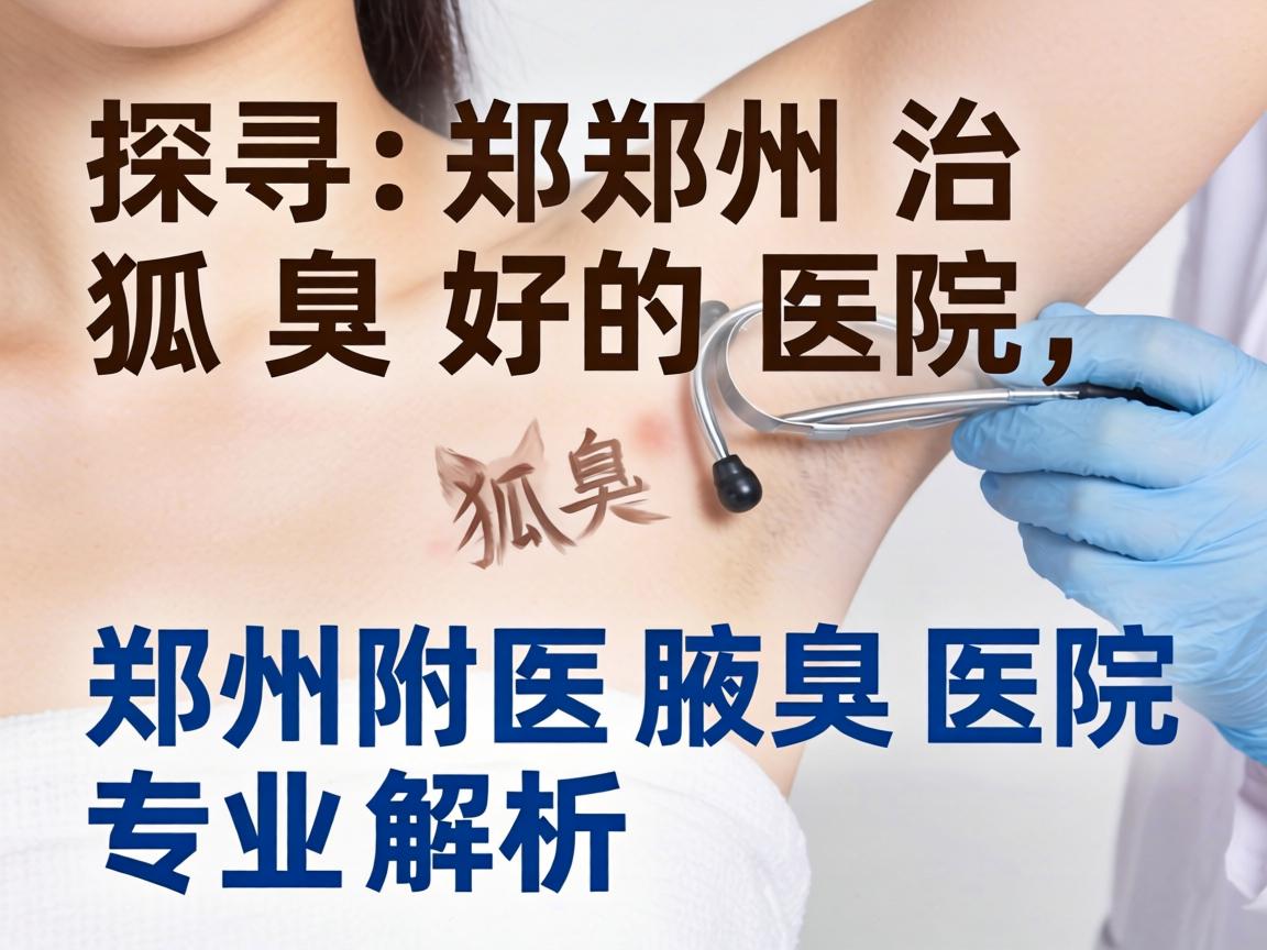 探寻郑州治狐臭好的医院，郑州附医腋臭医院专业解析