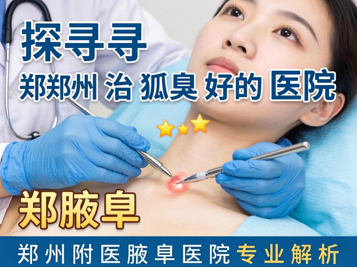 探寻郑州治狐臭好的医院，郑州附医腋臭医院专业解析