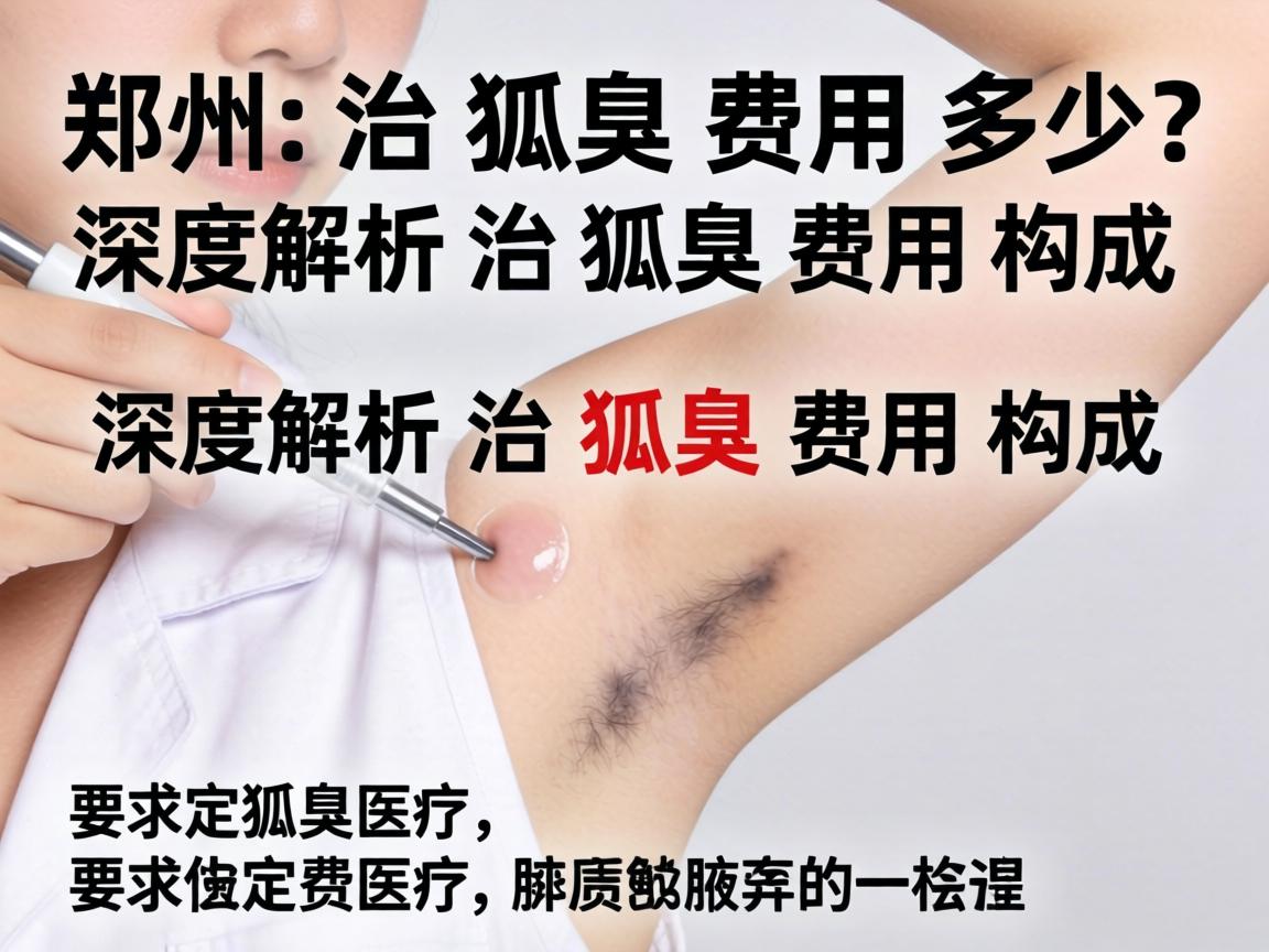 郑州治狐臭费用多少？深度解析治狐臭费用构成