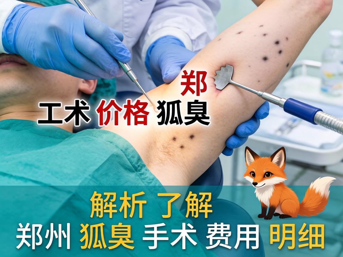 郑州狐臭手术价格解析，了解郑州狐臭手术费用明细