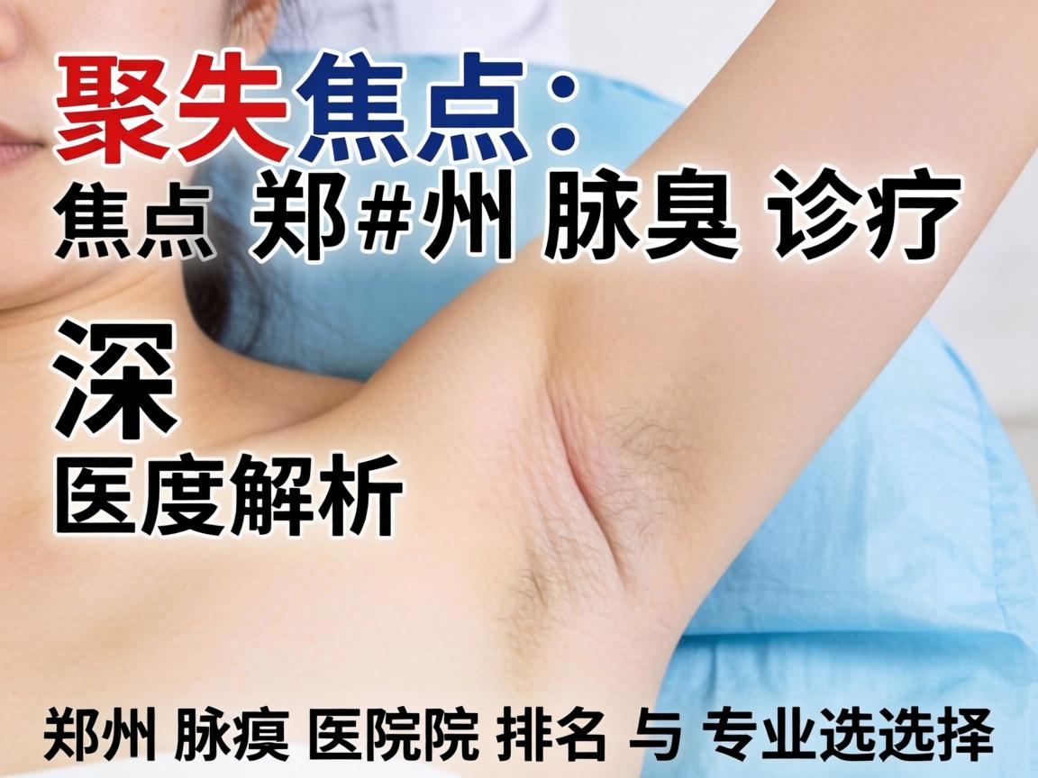 聚焦郑州腋臭诊疗，深度解析郑州腋臭医院排名与专业选择