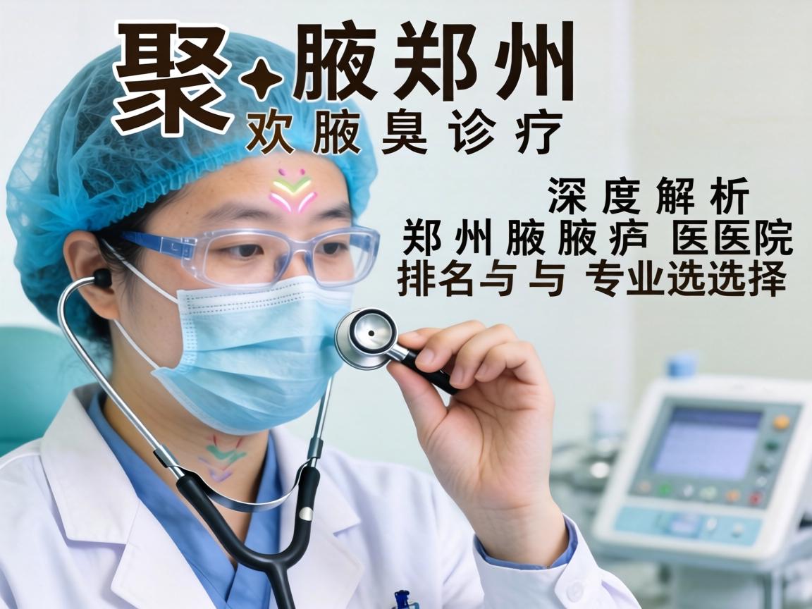 聚焦郑州腋臭诊疗，深度解析郑州腋臭医院排名与专业选择