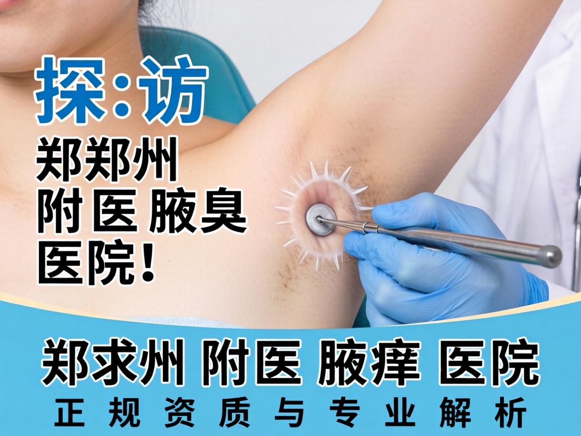 探访郑州附医腋臭医院，郑州附医腋臭医院正规资质与专业解析