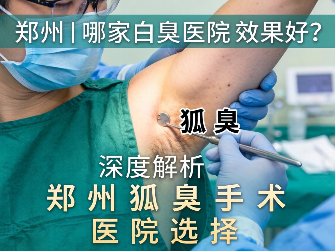 郑州狐臭手术哪家医院效果好？深度解析郑州狐臭手术医院选择