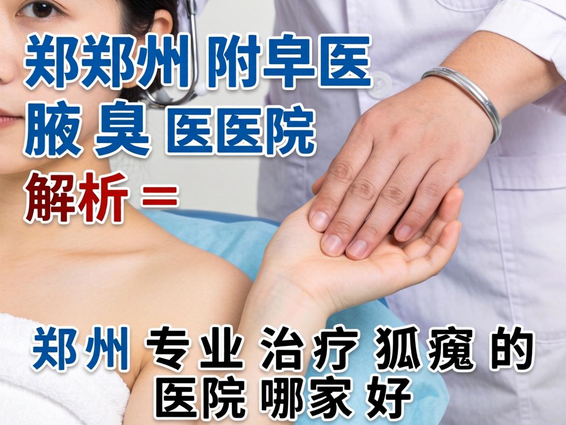 郑州附医腋臭医院解析，郑州专业治疗狐臭的医院哪家好