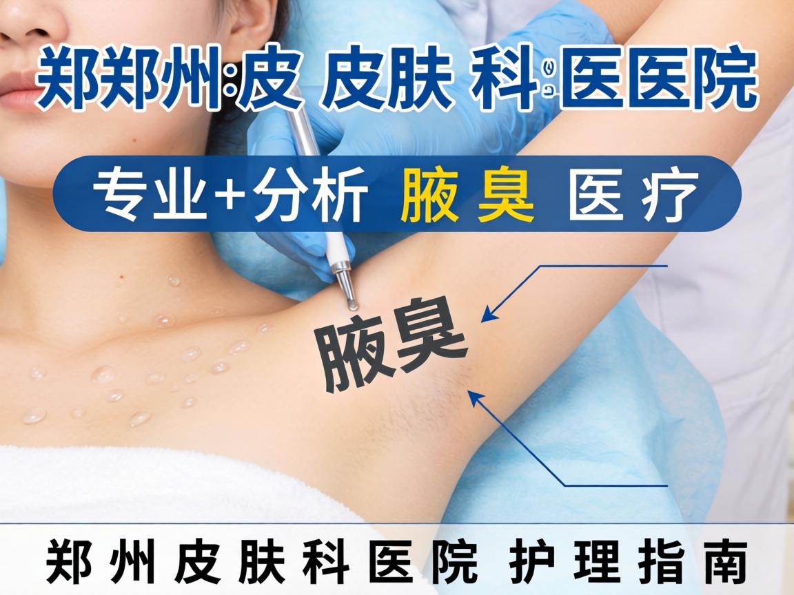 郑州皮肤科医院专业解析腋臭医疗，郑州皮肤科医院护理指南