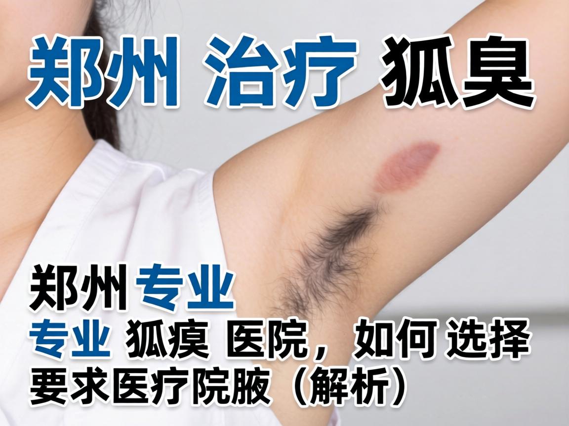 郑州治疗狐臭医院解析，郑州专业狐臭医院如何选择