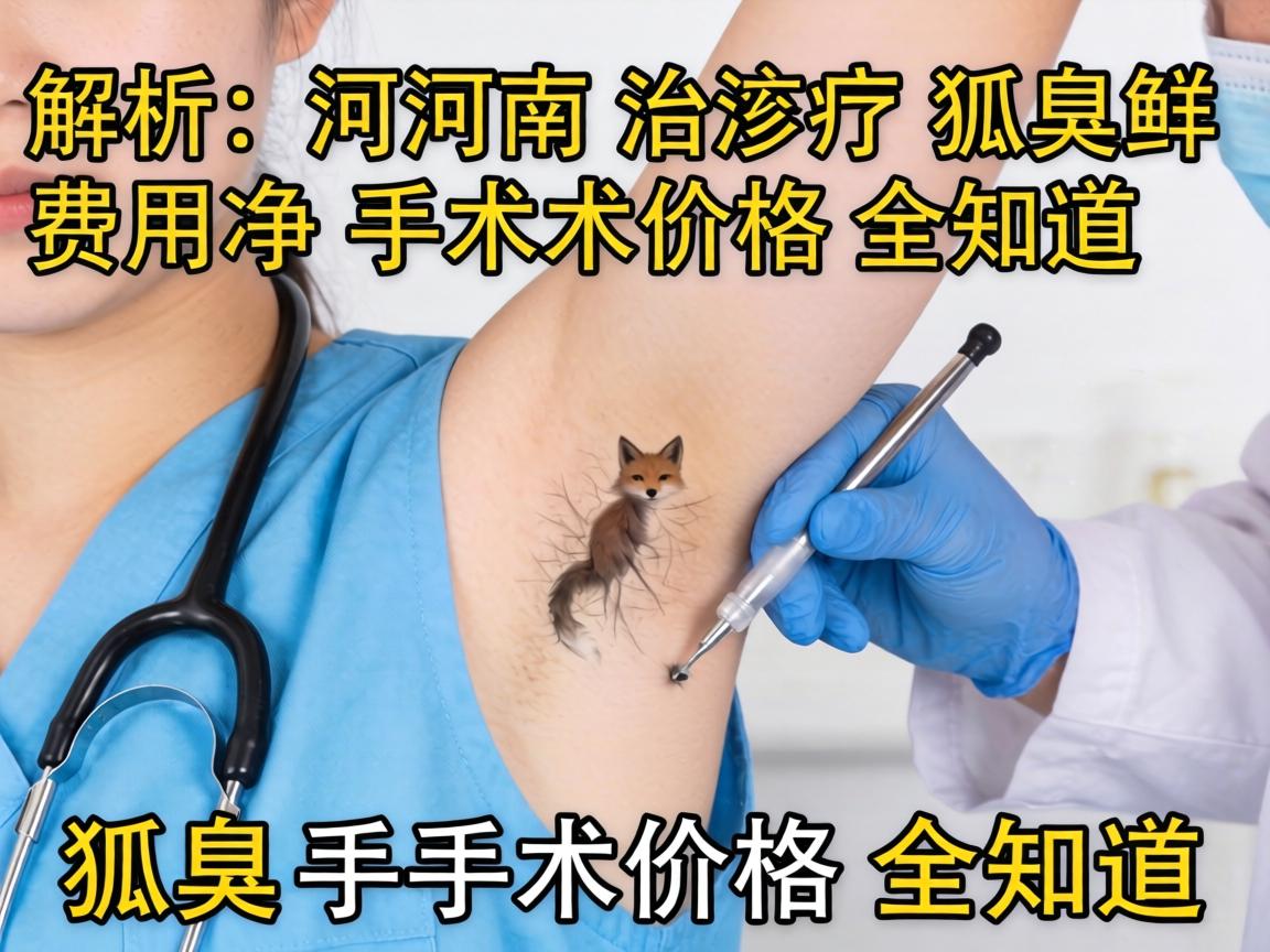 解析河南治疗狐臭费用，狐臭手术价格全知道