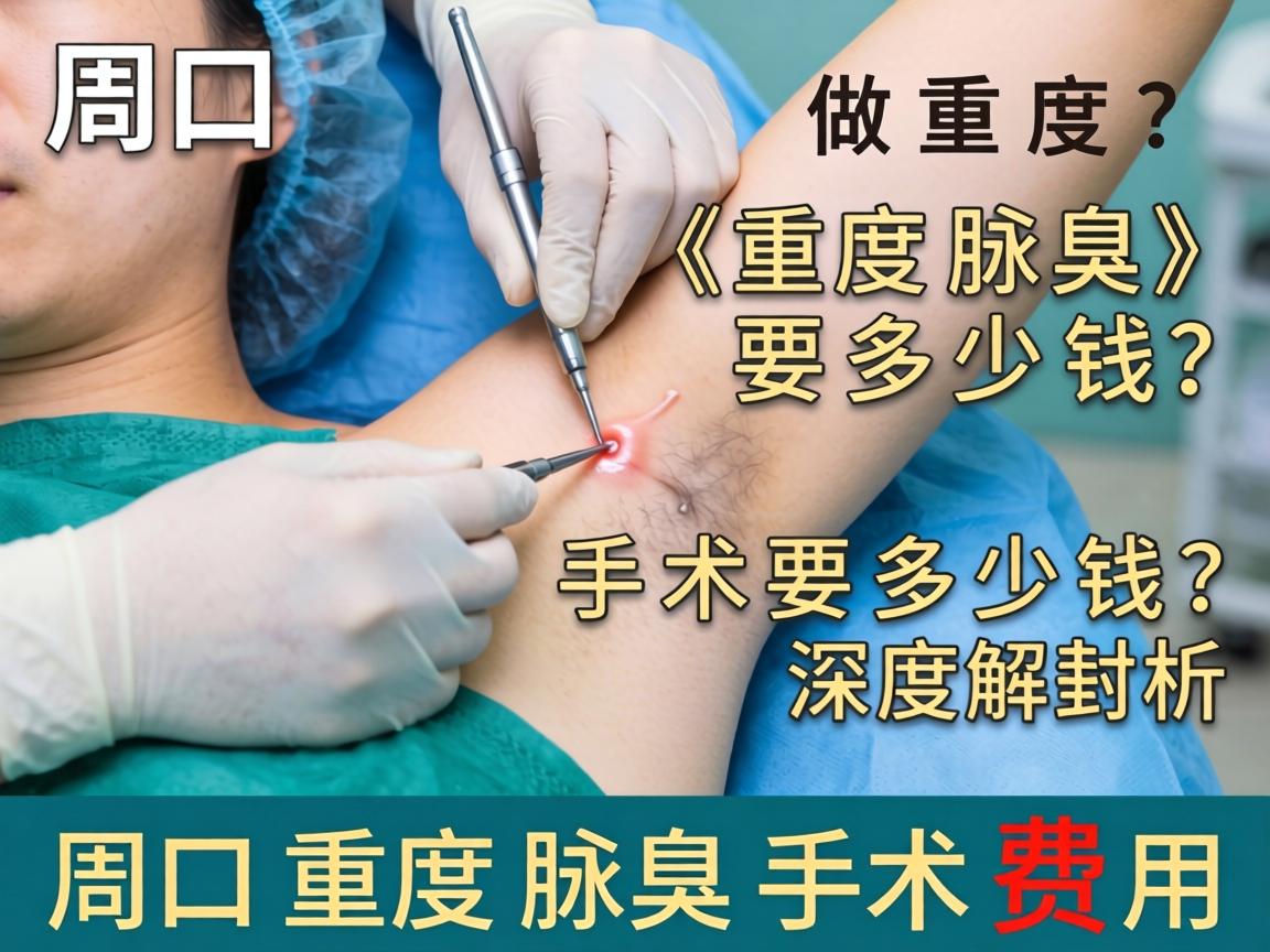 在周口做重度腋臭手术要多少钱？深度解析周口重度腋臭手术费用