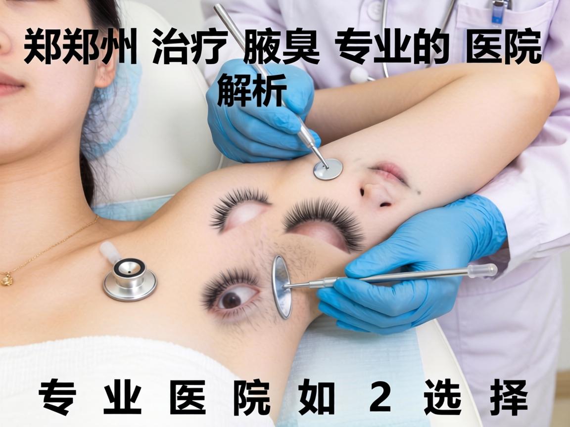 郑州治疗腋臭专业的医院解析，专业医院如何选择