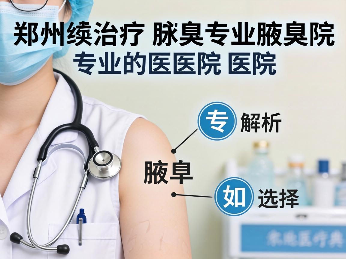 郑州治疗腋臭专业的医院解析，专业医院如何选择