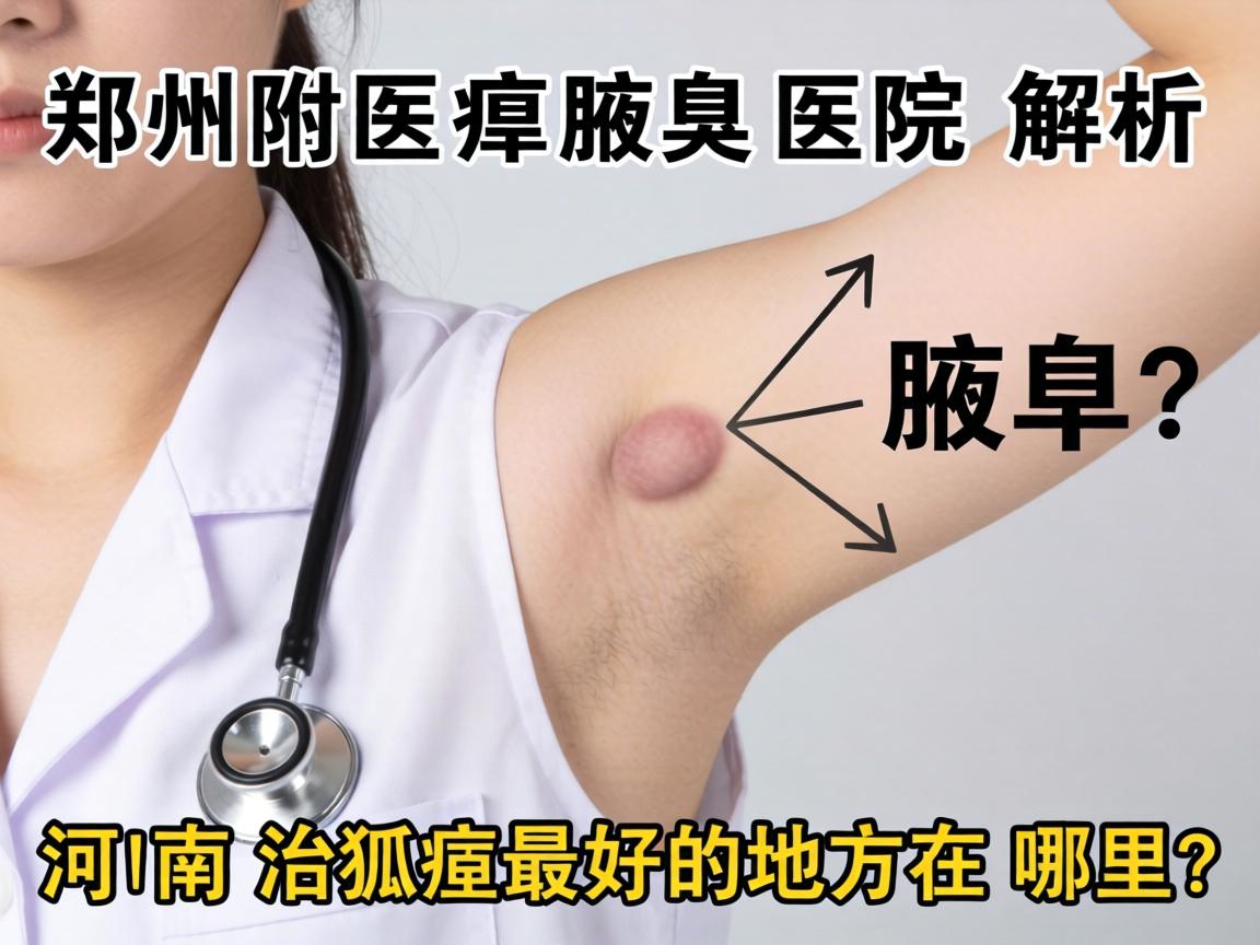 郑州附医腋臭医院解析，河南治狐臭最好的地方在哪里？
