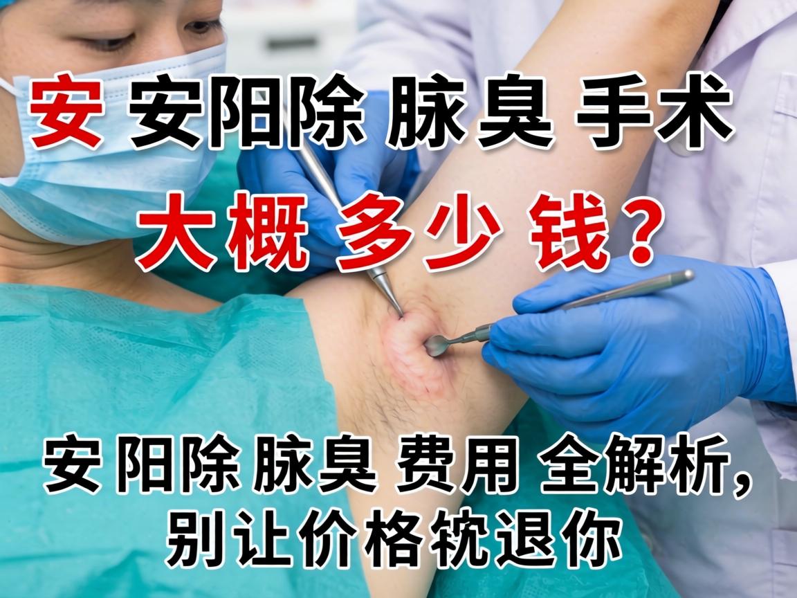 安阳除腋臭手术大概多少钱？安阳除腋臭费用全解析，别让价格劝退你