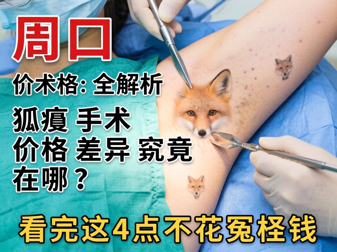 周口狐臭手术价格全解析，狐臭手术价格差异究竟在哪？看完这4点不花冤枉钱