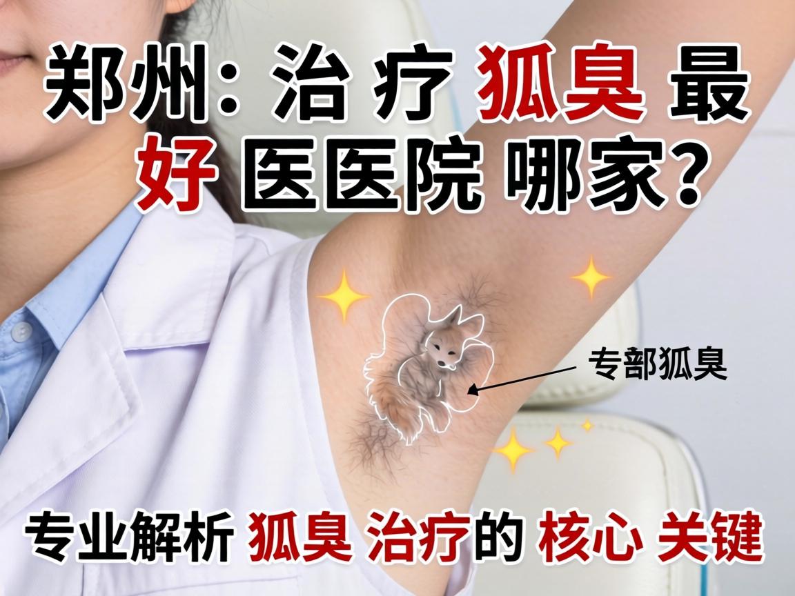 郑州治疗狐臭最好医院哪家？专业解析狐臭治疗的核心关键