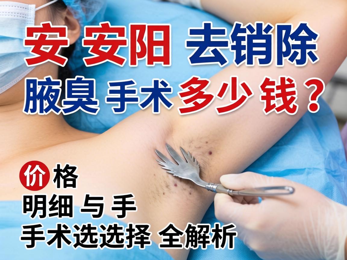 安阳去除腋臭手术多少钱?价格明细与手术选择全解析 安阳去除腋臭手术多少钱?价格明细与手术选择全解析