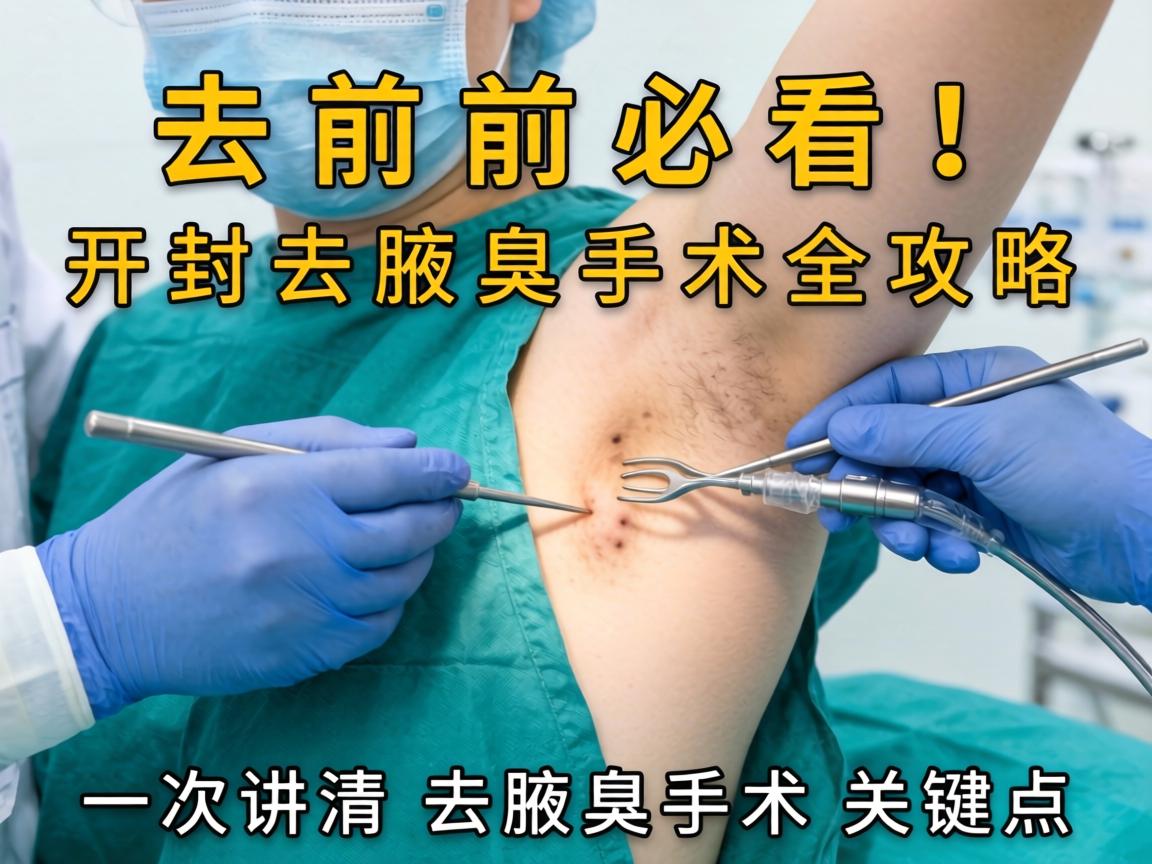 去腋臭手术前必看!开封去腋臭手术全攻略,一次讲清去腋臭手术关键点 去腋臭手术前必看!开封去腋臭手术全攻略,一次讲清去腋臭手术关键点