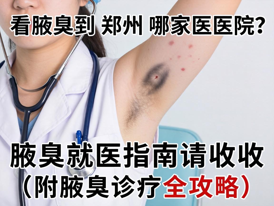 看腋臭到郑州哪家医院？这份腋臭就医指南请收好（附腋臭诊疗全攻略）