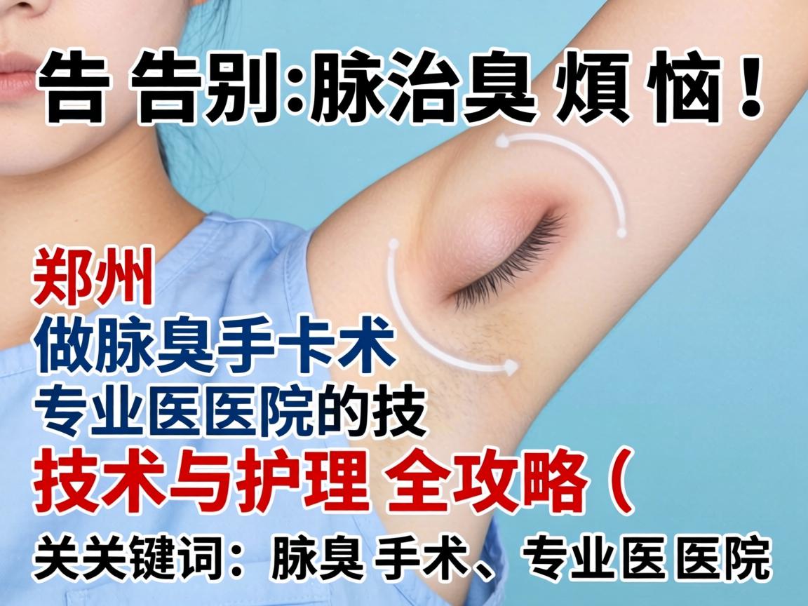 告别腋臭烦恼!郑州做腋臭手术专业医院的技术与护理全攻略(关键词,腋臭手术、专业医院) 告别腋臭烦恼!郑州做腋臭手术专业医院的技术与护理全攻略(关键词,腋臭手术、专业医院)