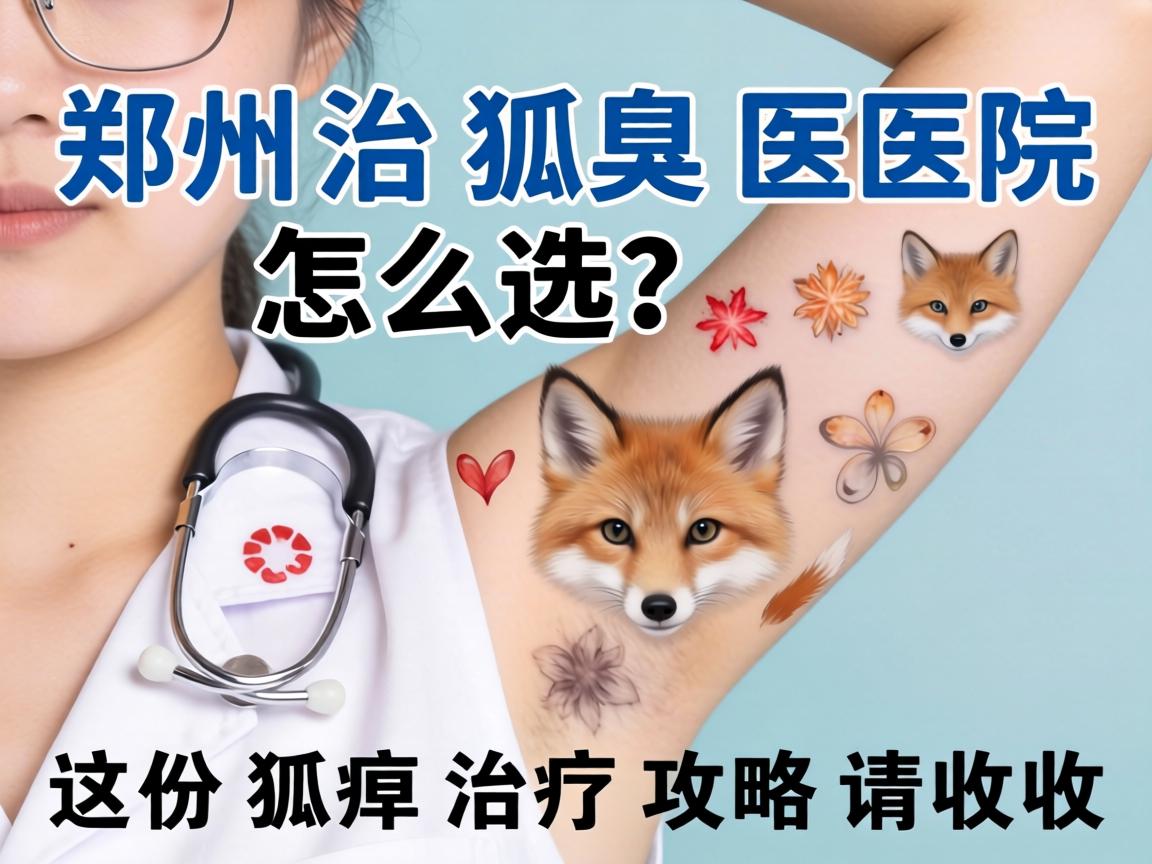 郑州治狐臭医院怎么选？这份狐臭治疗攻略请收好