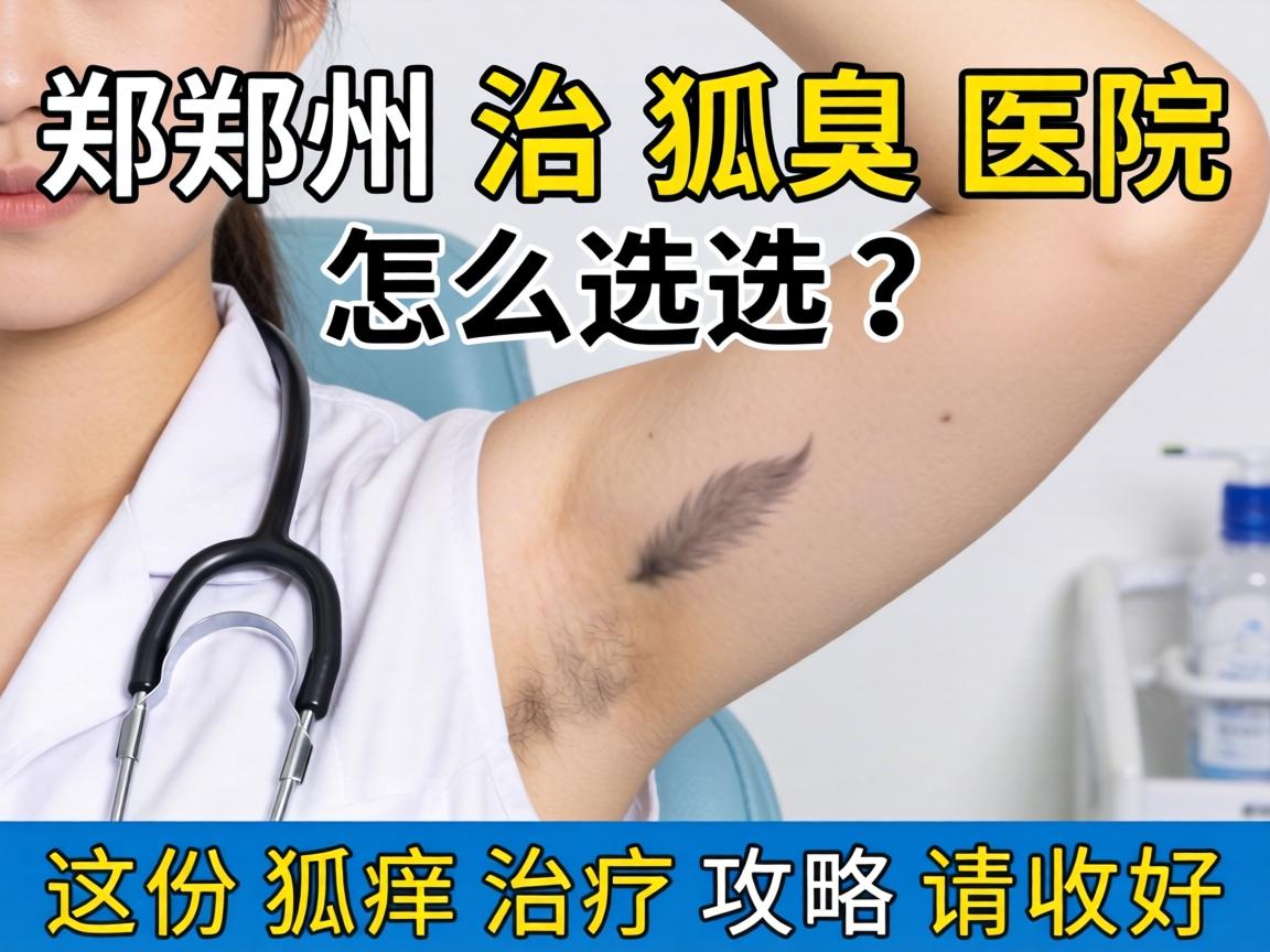郑州治狐臭医院怎么选？这份狐臭治疗攻略请收好