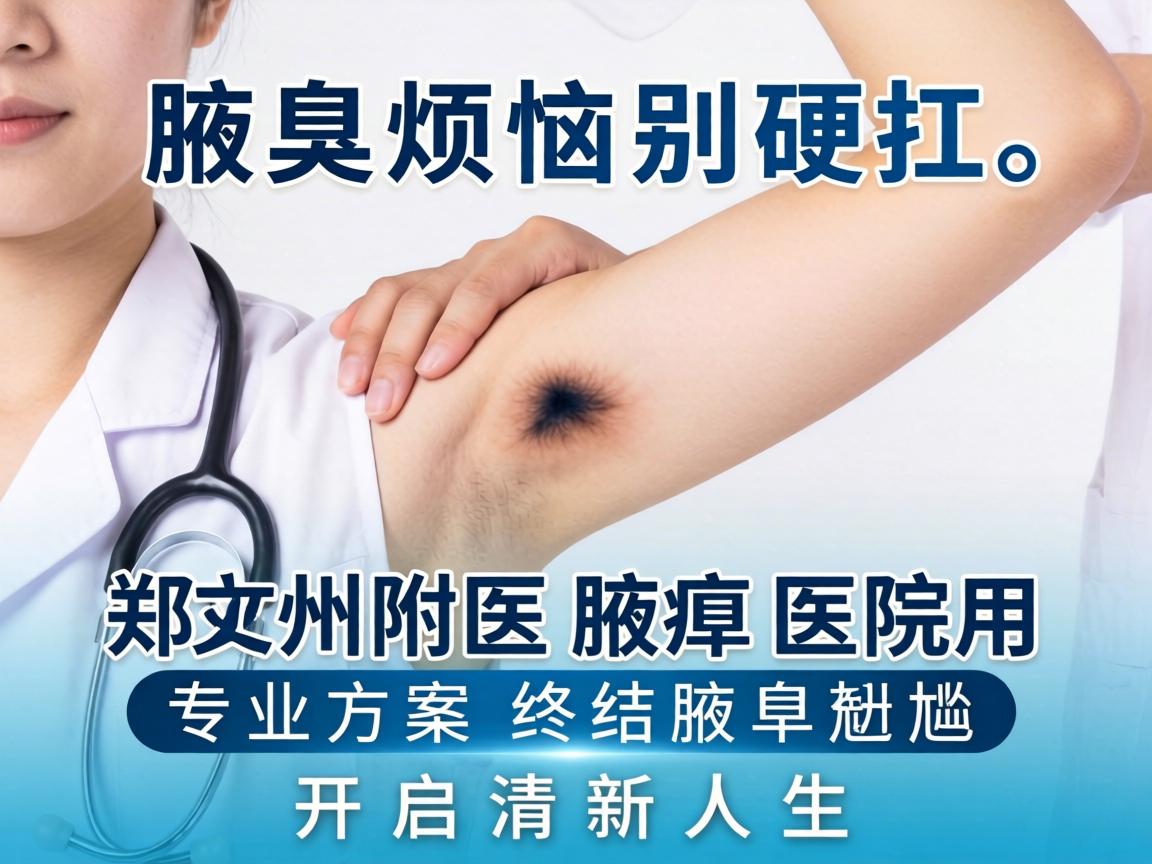 腋臭烦恼别硬扛,郑州附医腋臭医院用专业方案终结腋臭尴尬,开启清新人生 腋臭烦恼别硬扛,郑州附医腋臭医院用专业方案终结腋臭尴尬,开启清新人生