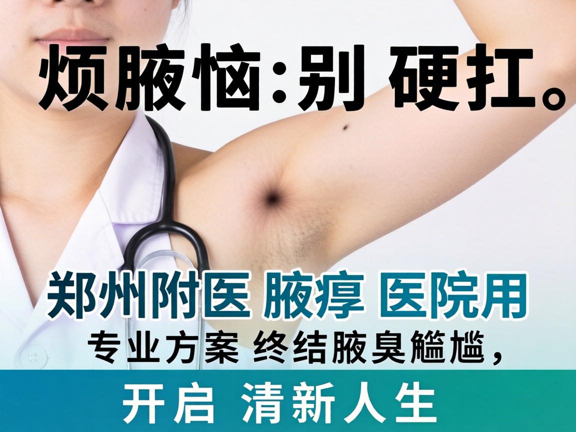 腋臭烦恼别硬扛,郑州附医腋臭医院用专业方案终结腋臭尴尬,开启清新人生 腋臭烦恼别硬扛,郑州附医腋臭医院用专业方案终结腋臭尴尬,开启清新人生